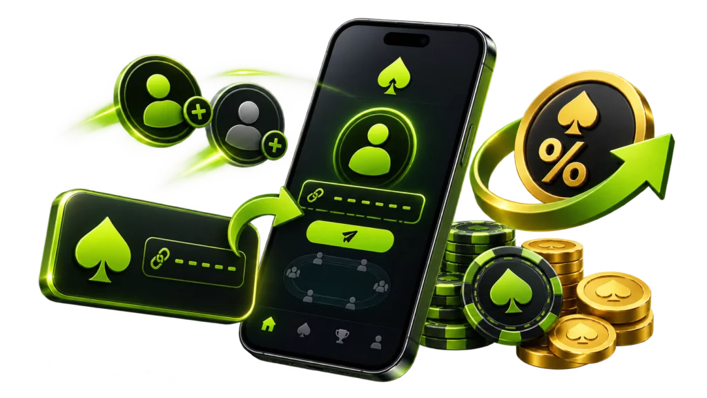 BCPoker invitation code referral program